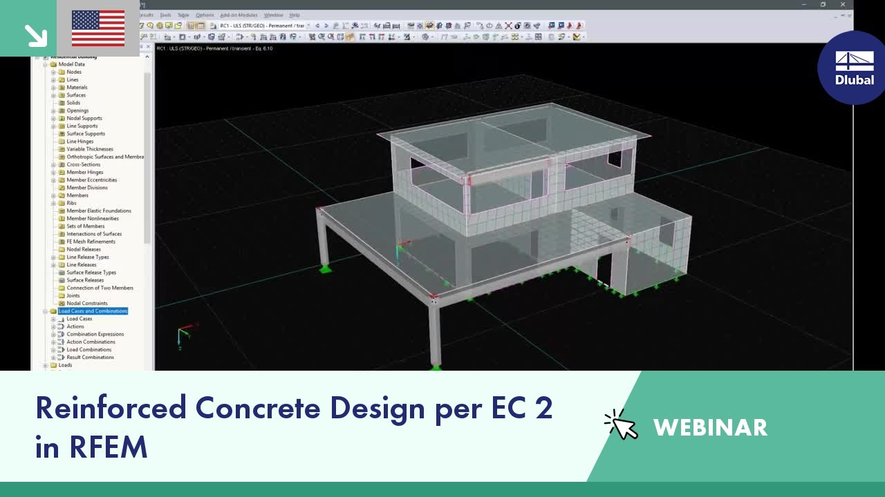 Проектирование железобетонных конструкций по EC 2 в RFEM