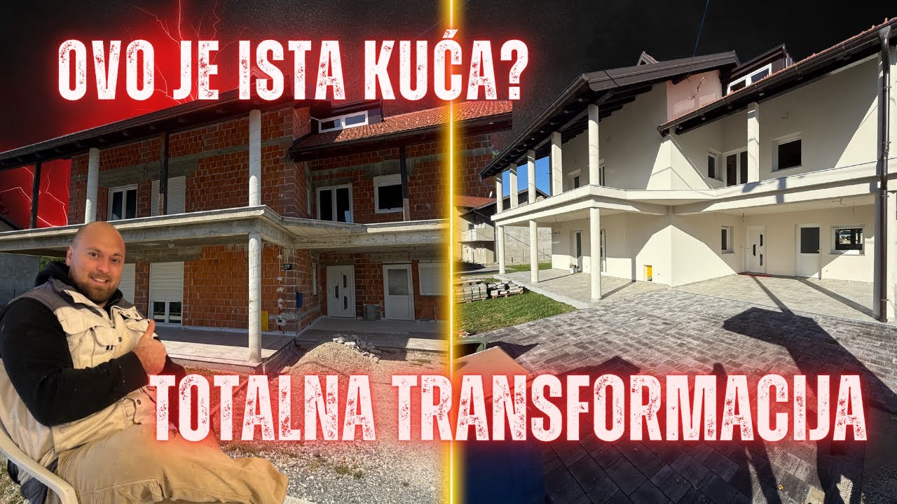 Ovo je ista kuća? Totalna transformacija! PRIJE / POSLIJE