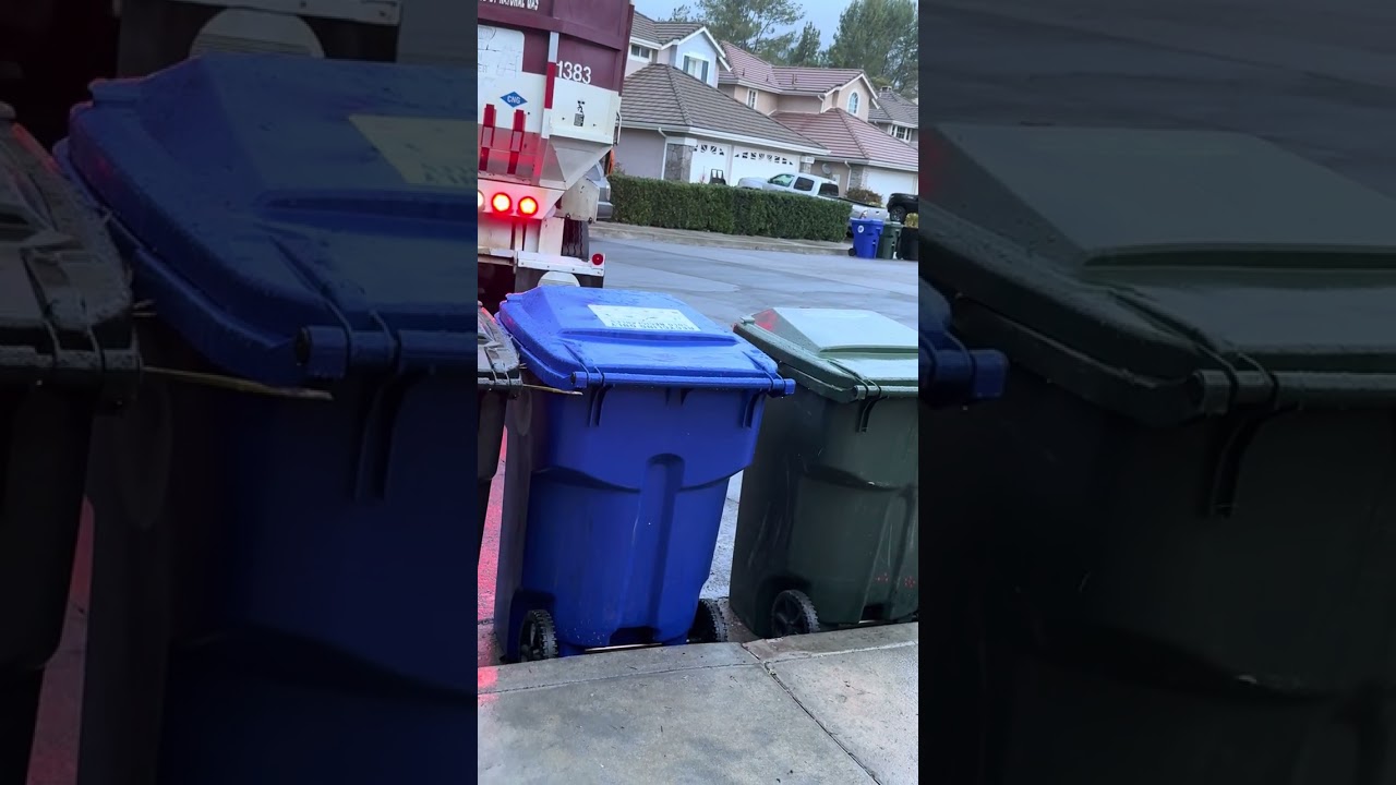 Garbage day in the rain 🌧️ 