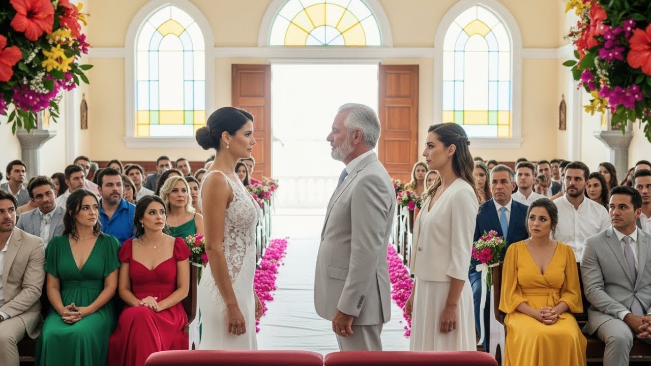 Milionário chocado quando estranha interrompe casamento… segundos depois, a verdade.