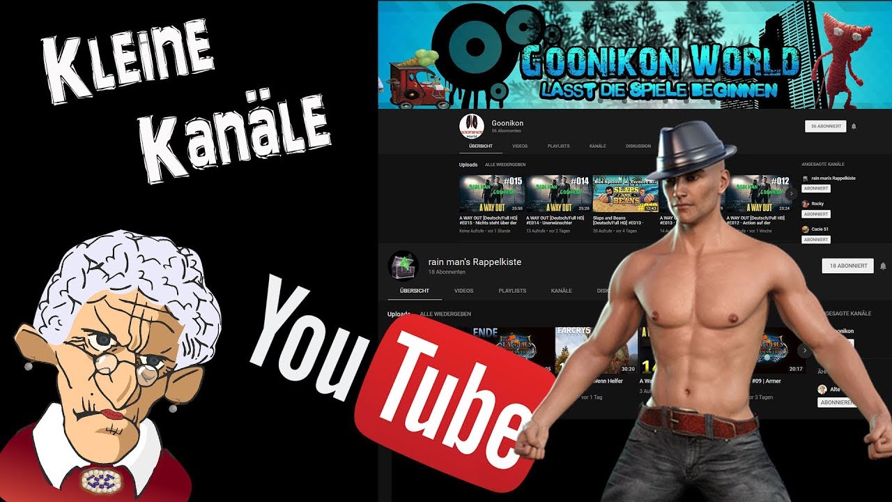 🎬 Kleine Kan&auml;le ganz gro&szlig; - 💪 Richtige M&Auml;NNER: Goonikon & rain man's Rappelkiste