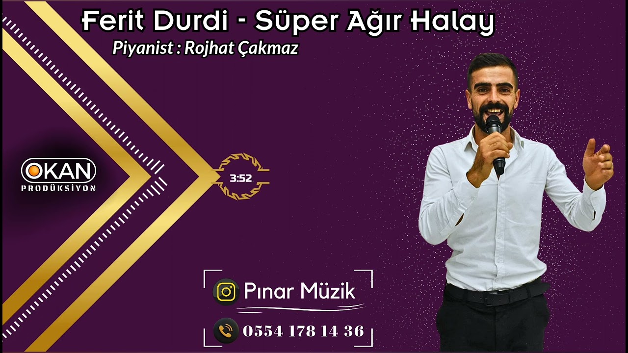 Ferit Durdi - Yeni Ağır Halaylar 2024 ( Pınar M&uuml;zik )  &copy;️ Okan Production