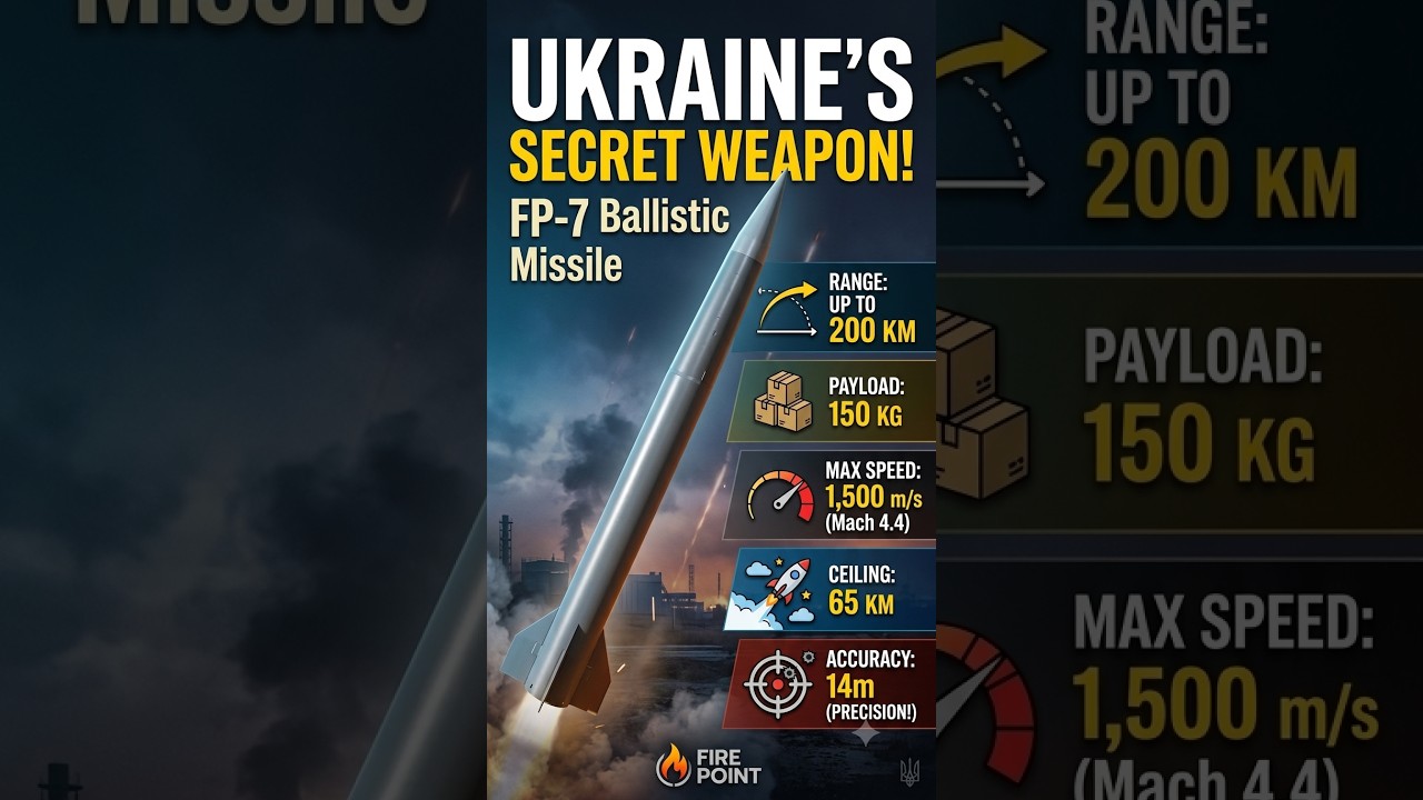 Ukraine's New FP-7 Ballistic Missile