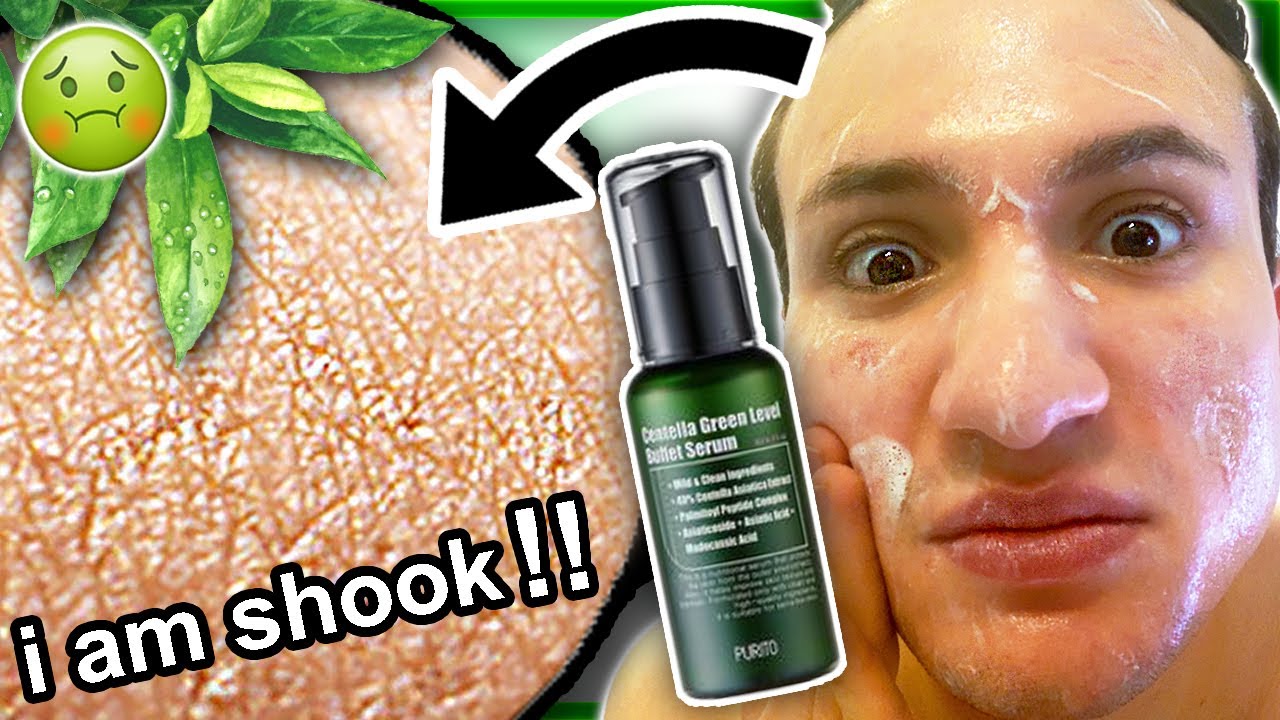 I tried the Purito CENTELLA GREEN LEVEL BUFFET Serum for ONE WEEK! (this was interesting...)