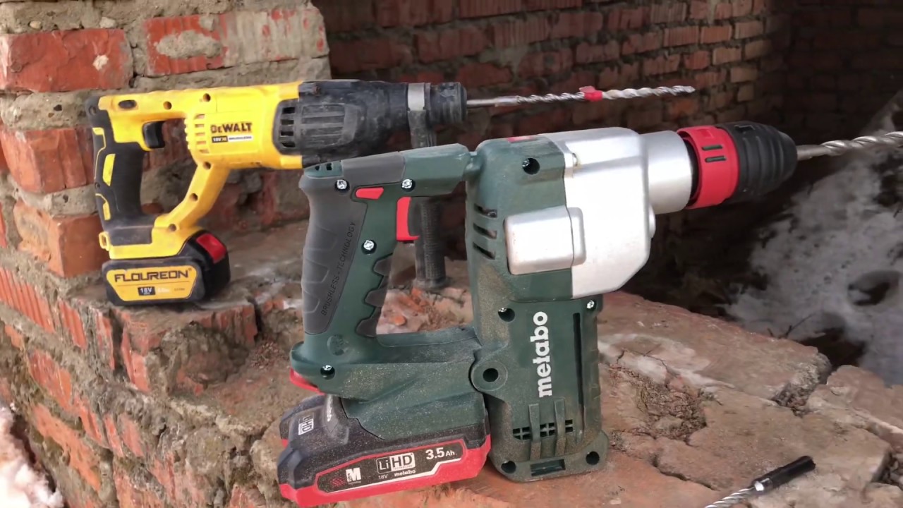 СРАВНЕНИЕ Dewalt DCH133N и METABO KHA 18 LTX BL 24 QUICK