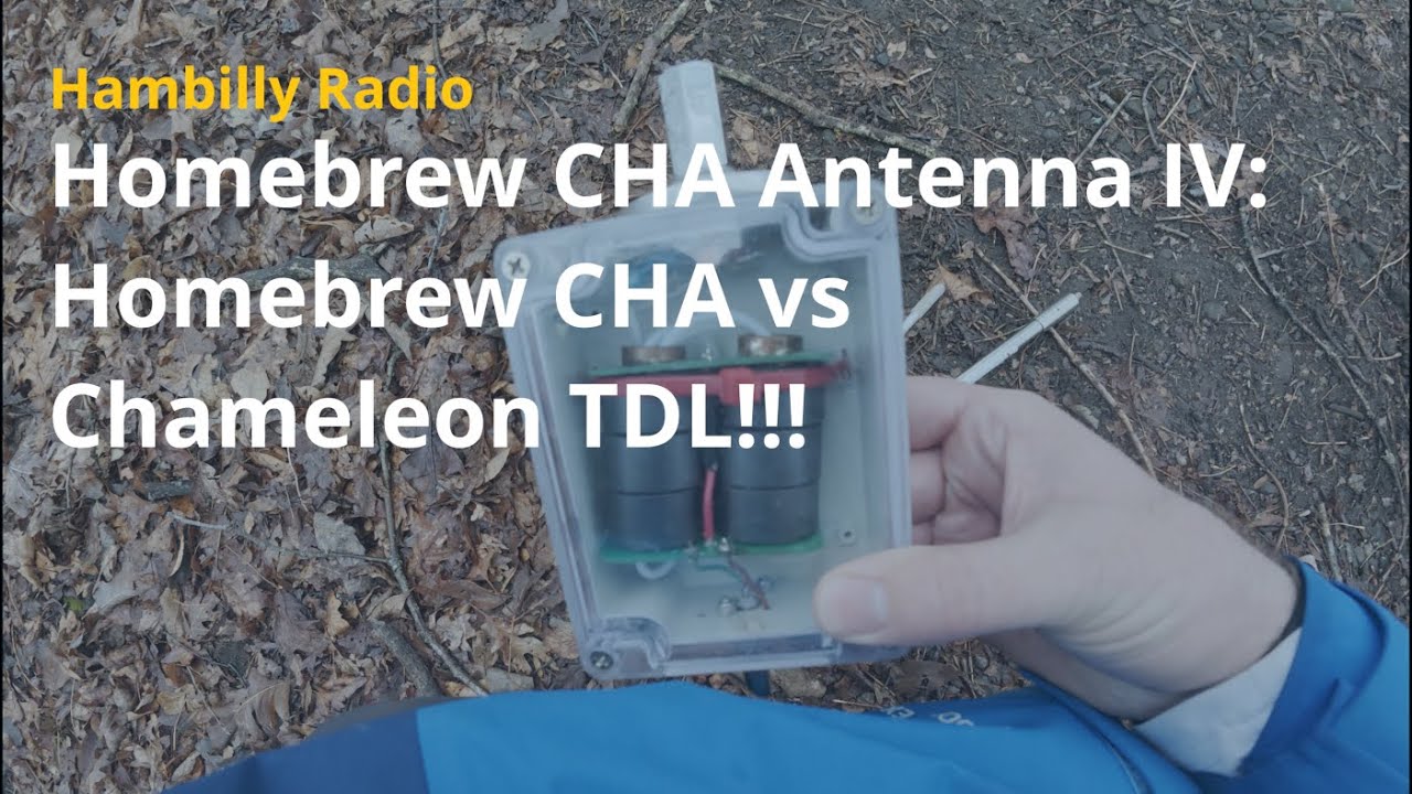 Самодельная антенна CHA IV: Самодельная против антенны Chameleon TDL