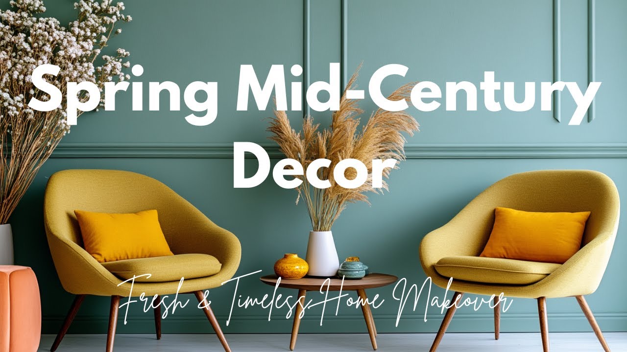 Spring Mid-Century Decor: Fresh & Timeless Home Makeover