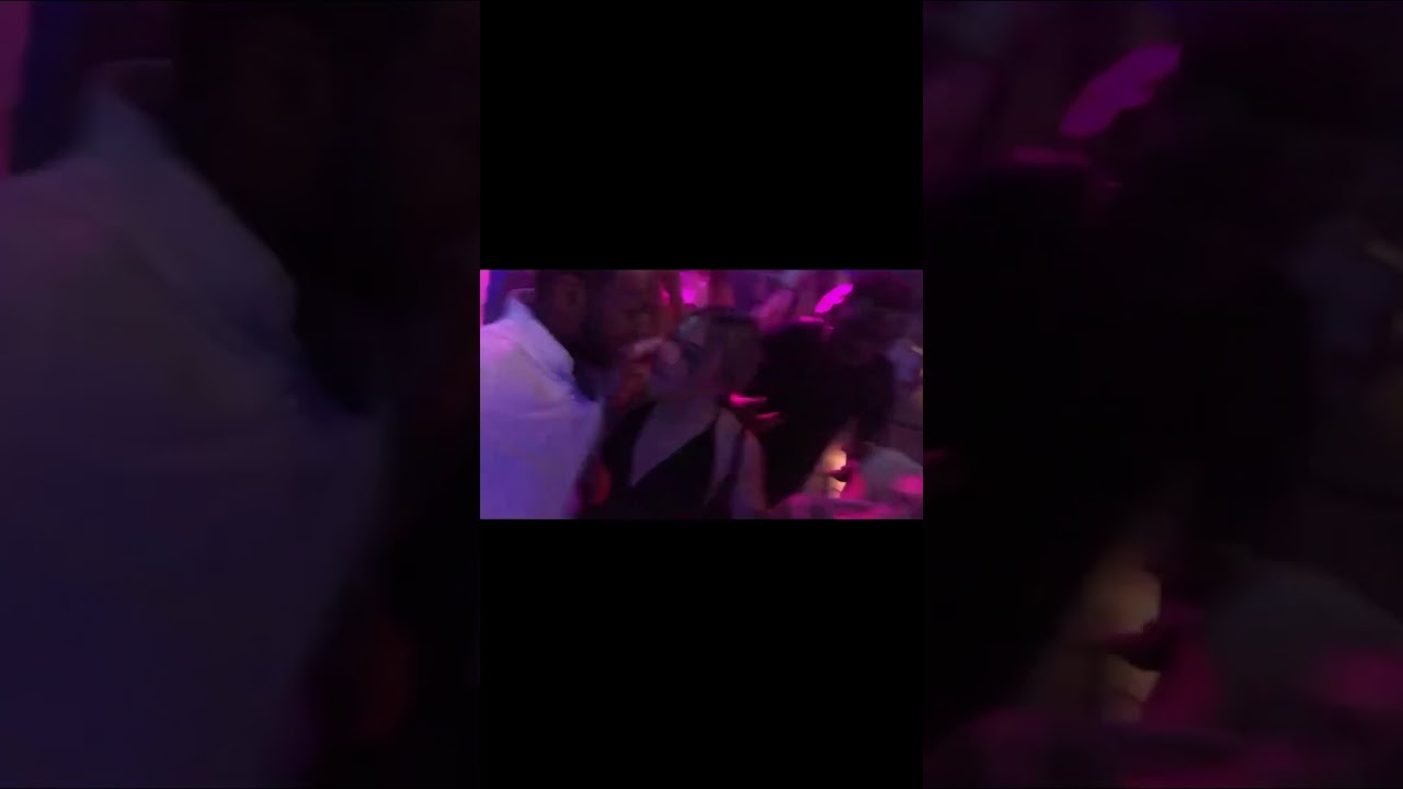 White Girl in Black Dress Dances With Black Man.. #viral #musicvideo #shorts