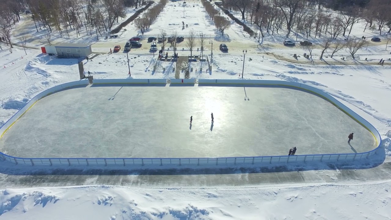 Wascana Park, Regina Saskatchewan. Skating Surface
