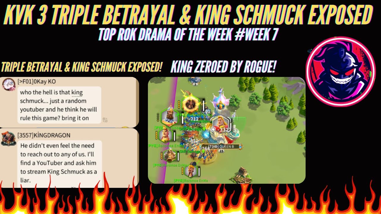 King Zeroed - King Schmuck Exposed & Triple Betrayal in 1 Kvk! [ROK DRAMA OF THE WEEK EPISODE 7]
