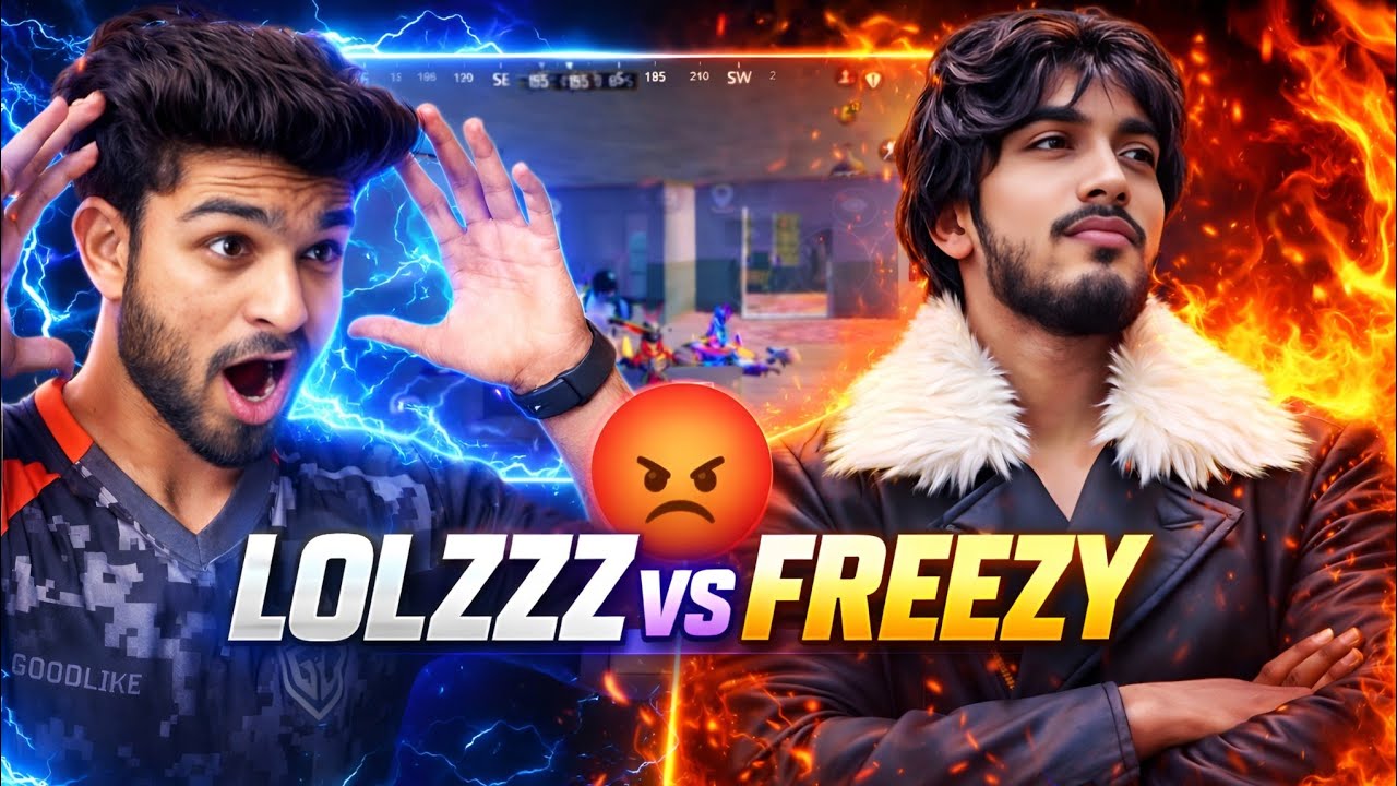 LOLZZZ GAMING vs FREEZY YT 🔴 LIVE FIGHT | Streamers Clash | Full Match
