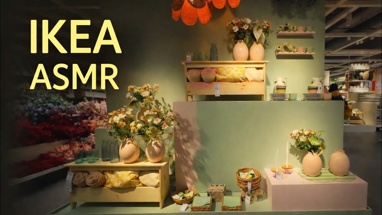 IKEA Walkthrough ASMR Real Store Sounds for Focus, Study & Relaxation (No Talking)