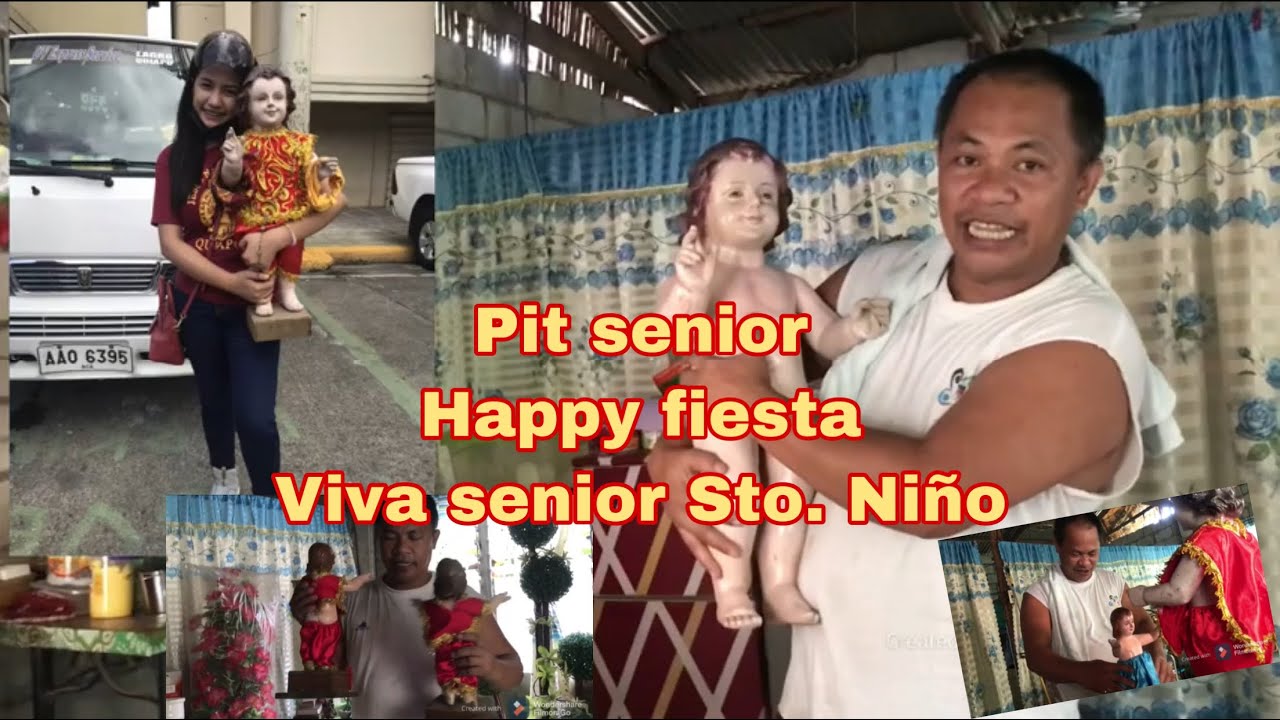 Pabihis po kay niño at paligo  Happy fiesta  Viva senior sto.Niño 01/18/2021