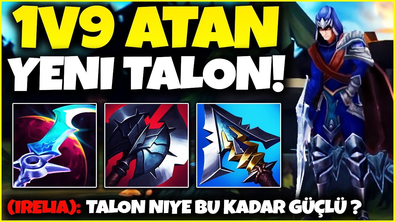 TALON İLE 1V9 OYUN TAŞIMAK!! (RAKİP NEYE UĞRADIĞINI ŞAŞIRDI)