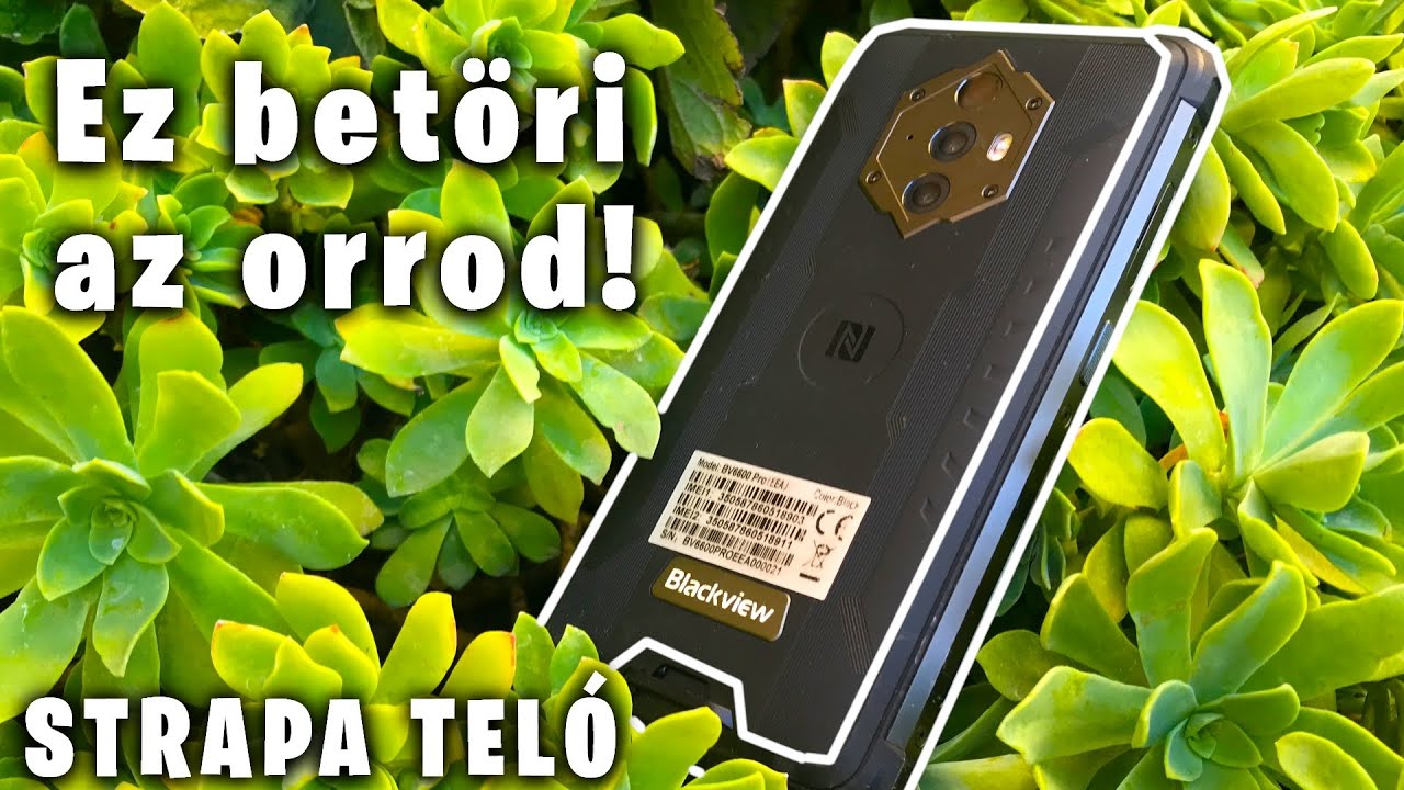 8580mAh Strapatelefon Kínából - BV6600 Teszt