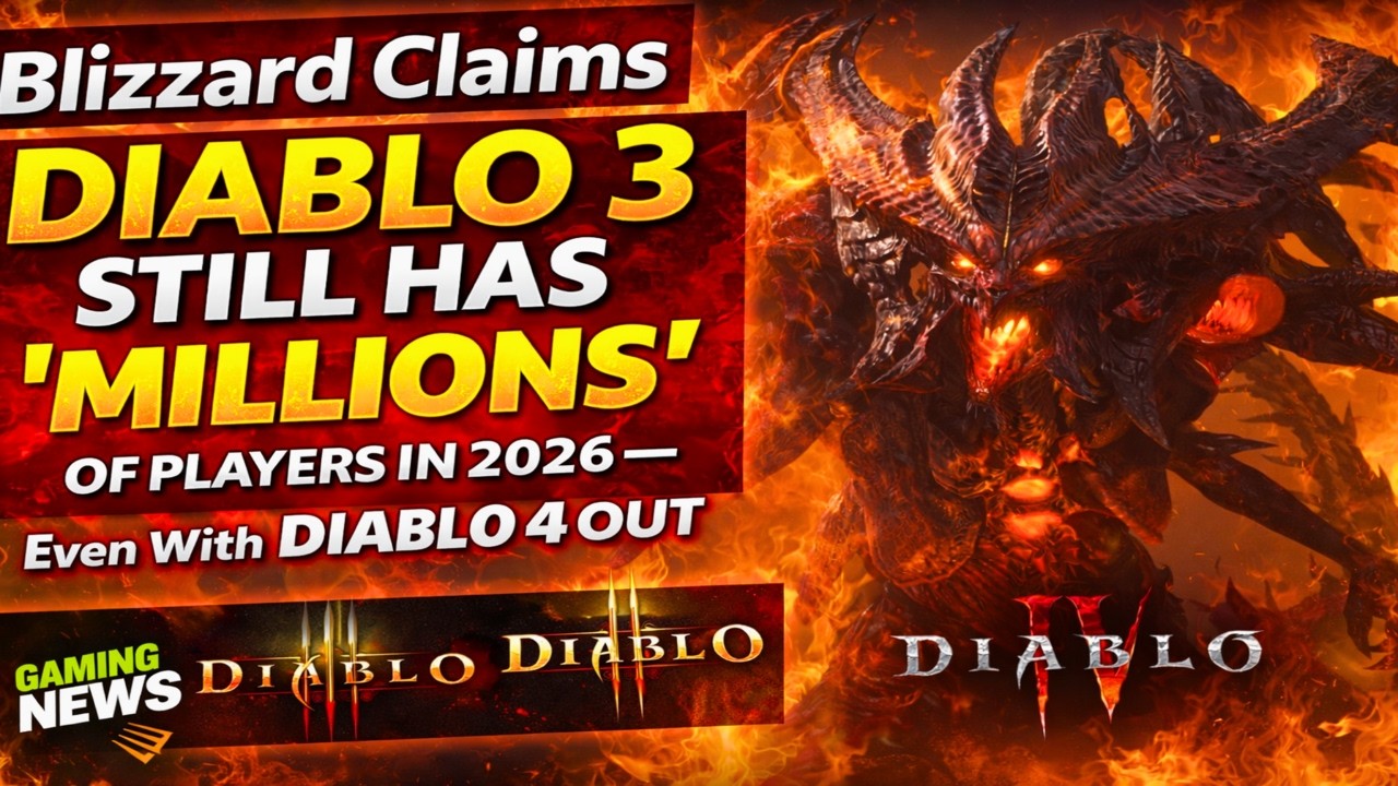 Blizzard утверждает, что в 2026 году в Diablo 3 по-прежнему будут играть &laquo;МИЛЛИОНЫ&raquo; игроков &mdash; даж...