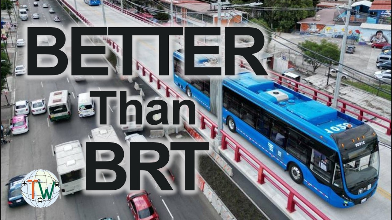 Надземный троллейбус в Мехико &mdash; странное, но логичное решение.