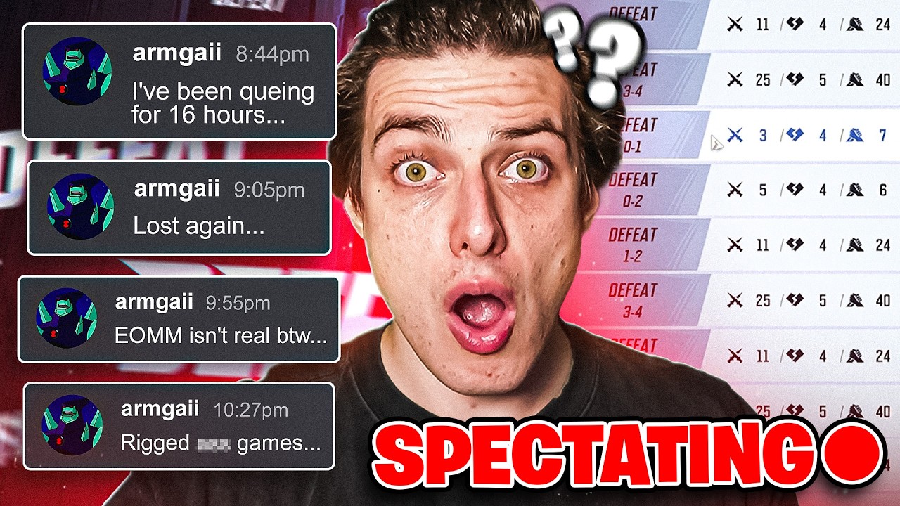 I Spectated A Delusional Support Player Who Queued for 23 Hours Straight...