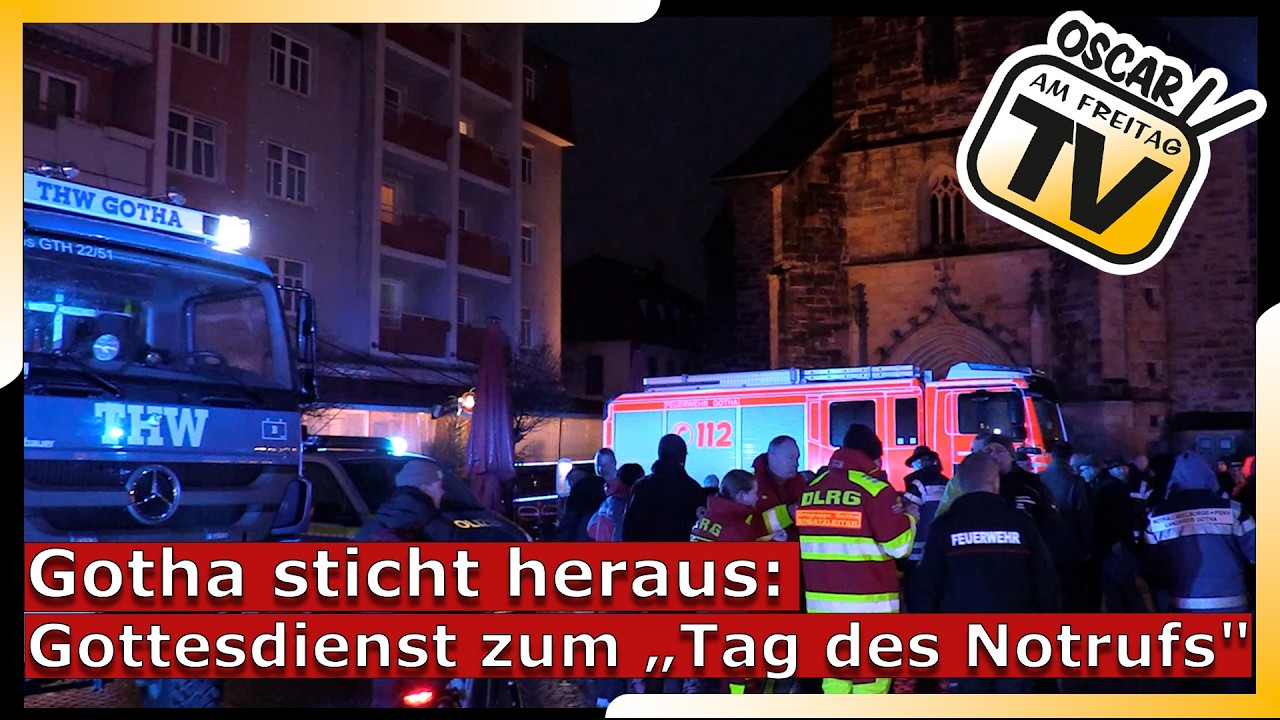 Gotha sticht heraus: Gottesdienst zum „Tag des Notrufs