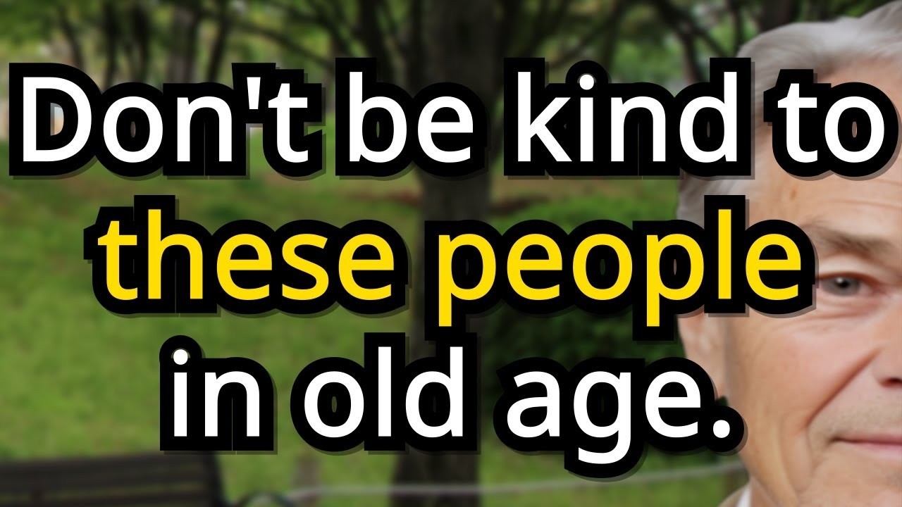 5 People You Should Never Be Kind to in Old Age if You Want to Protect Your Peace and Happiness