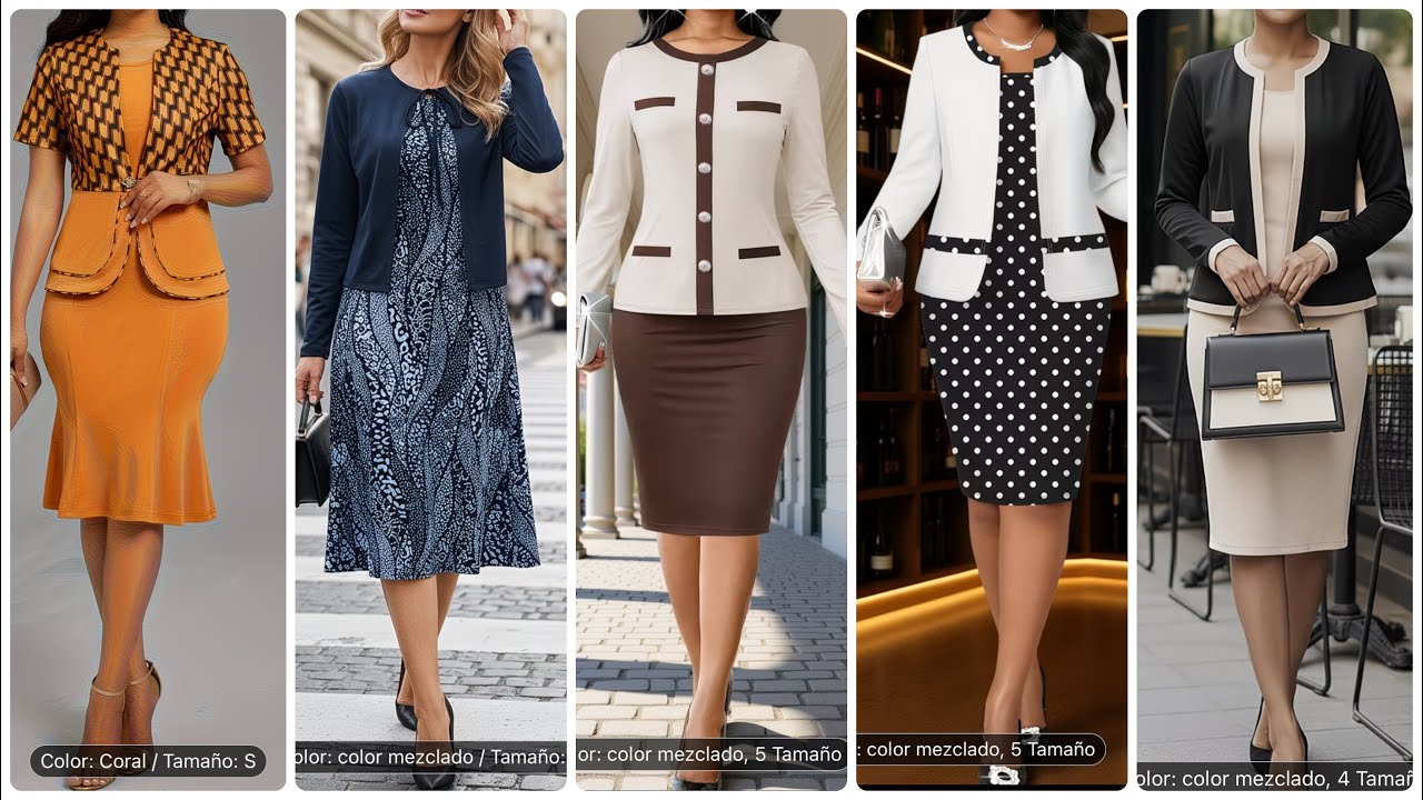 Descubre estas lindas Ideas de TRAJES o CONJUNTOS para MUJER!!
