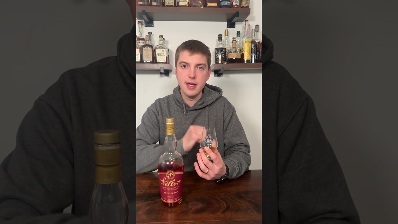 60 Second Review: Weller Antique 107#bourbon #whiskeytube #bourbonreview #bourbonhunting #weller