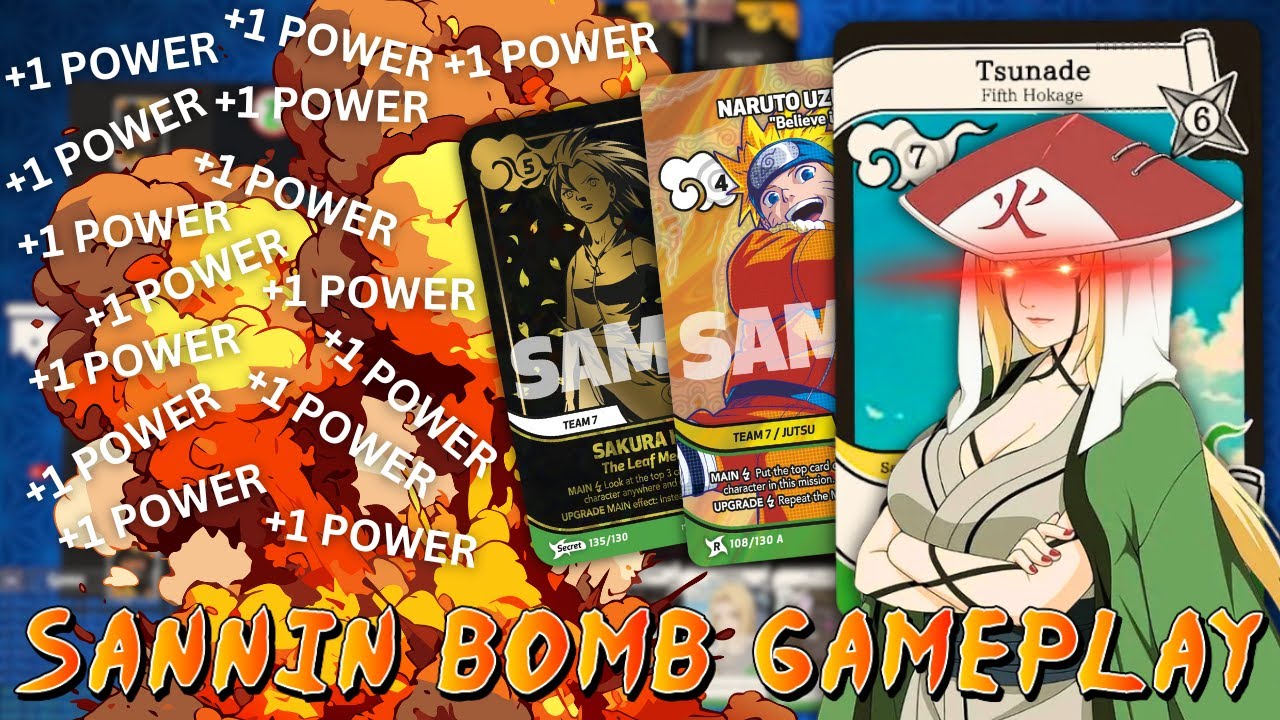 INSANE SANNIN BOMB FINISH | Naruto Mythos TCG Gameplay