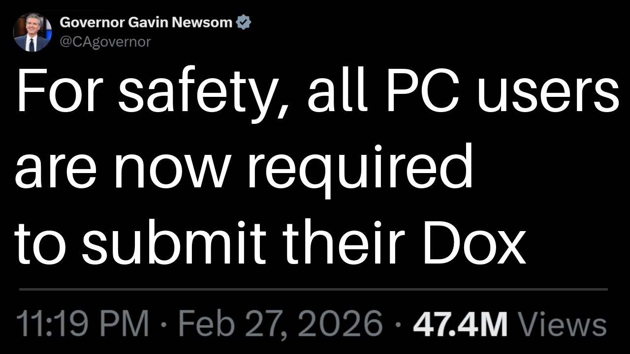 California doxxing PC Users situation is Crazy