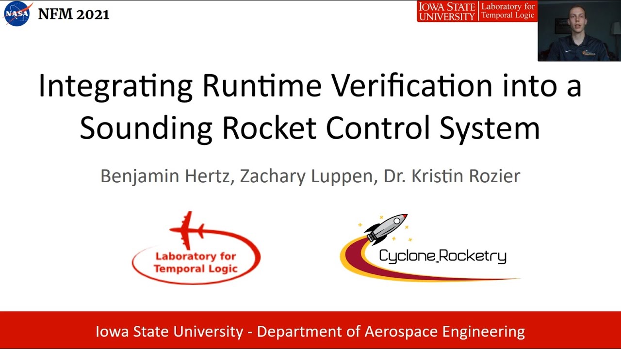 Integrating Runtime Verification into a Sounding Rocket Control System - NFM 2021