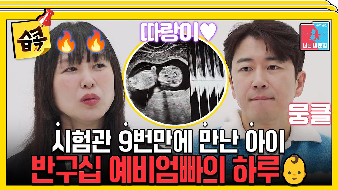 [#습콕📌] 난자 채취 14번, 시험관 9번 포기 하지 않은 장수원♥지상은에게 와준 따랑이💕 #동상이몽2 #YouareMyDestiny #SBSenter