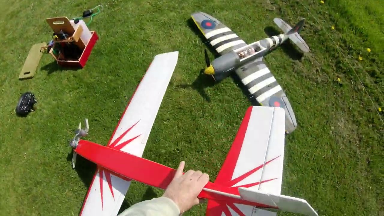 Kaos RC plane shake down flight.