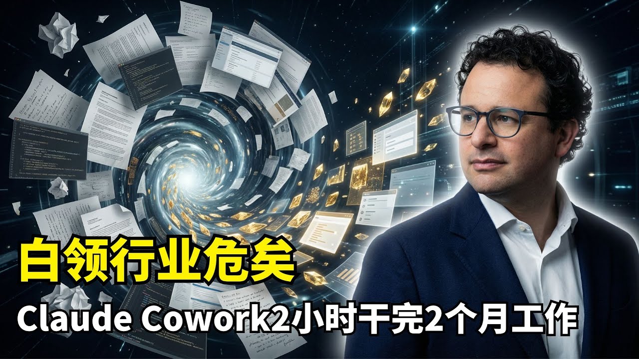 【人工智能】Claude神器降临 | 2小时完成2个月工作 | Anthropic | Claude Cowork  | 自动整理桌面 | 报税审计 | Claude Code进化 | 生产力跃迁