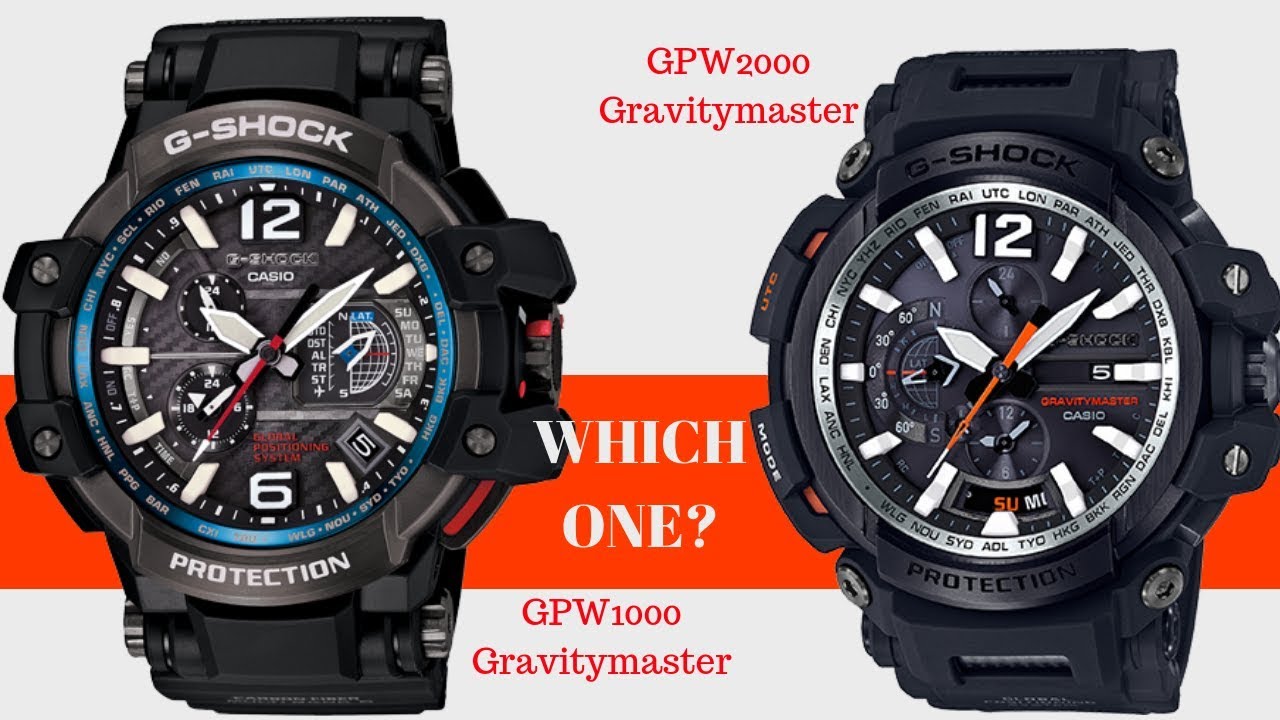 Which One Is Better? G-SHOCK GPW1000 Gravitymaster vs GPW2000 Gravitymaster | Watch Comparison