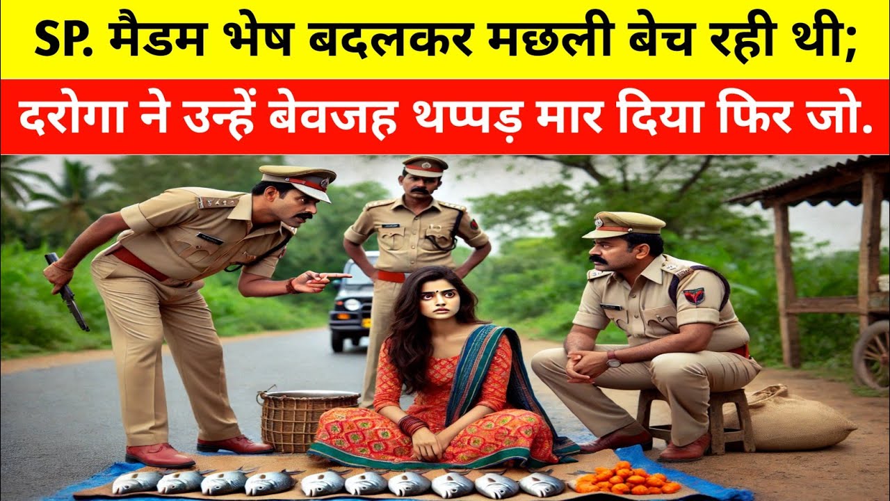 DSP मैडम सड़क किनारे मछली बेच रही थी | दरोगा ने बेवजह थप्पड़ मार दिया फिर. | New real story in Hindi