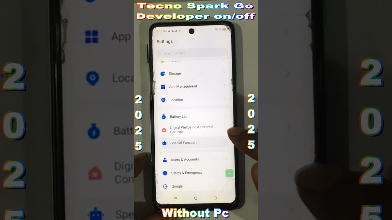 Tecno Spark Go Developer Options locked/Unlocked 2025✅ Without Pc 2025✅ #android #smartphone