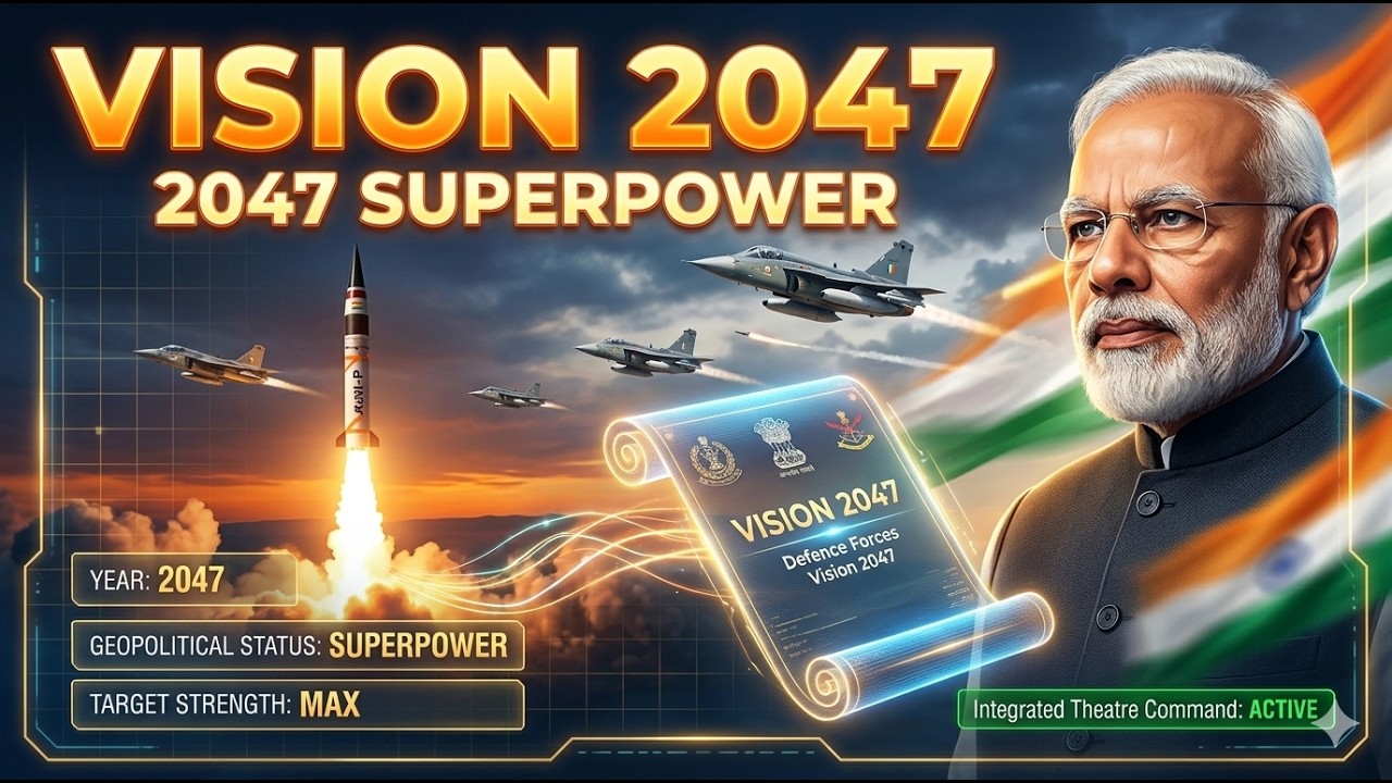 Vision 2047 : Inside India's 21 Year Roadmap to Become a Military Superpower