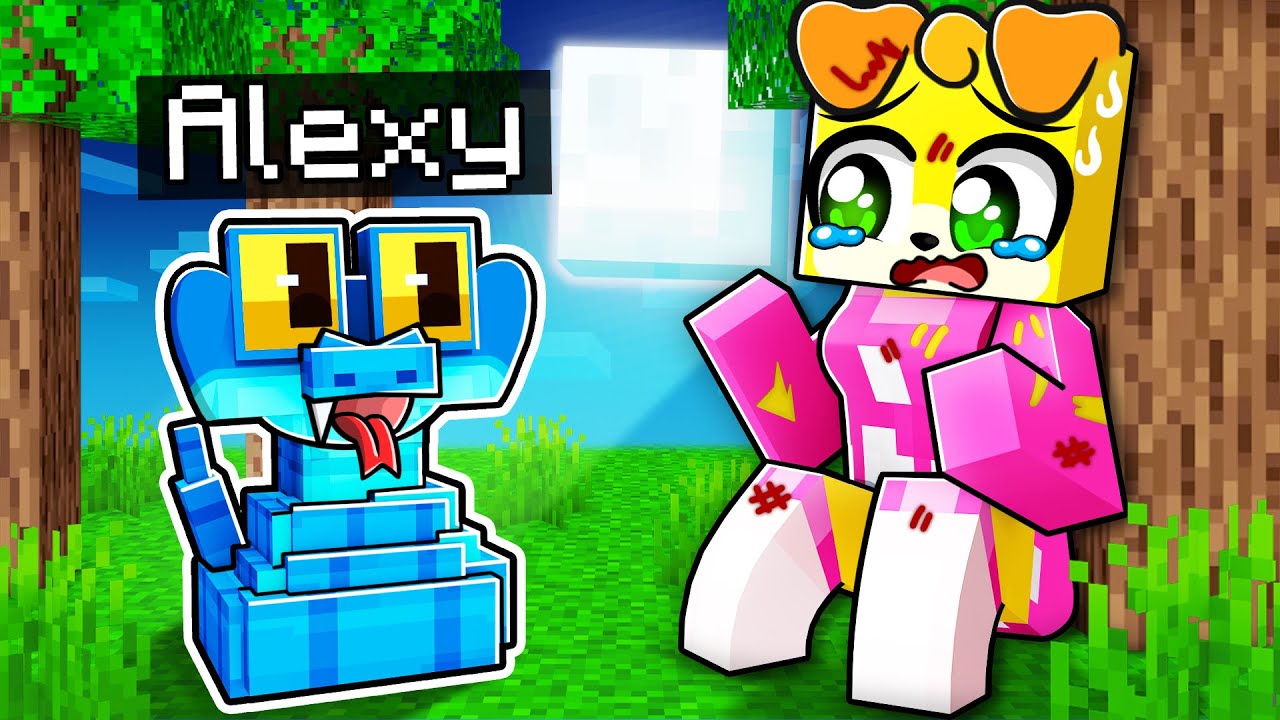 Jugando como un BEBE SERPIENTE en Minecraft! 👶🐍