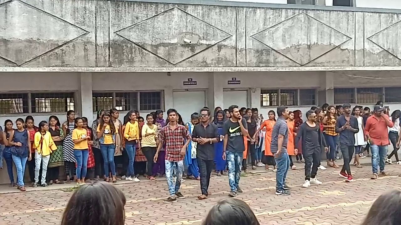 Janmastmi Garba dance at mahila college navsari