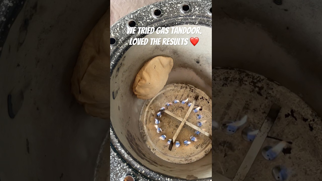 Gas tandoor at home 🌸❤️ perfect roti #kitchengadgets #tandoor #eat #design