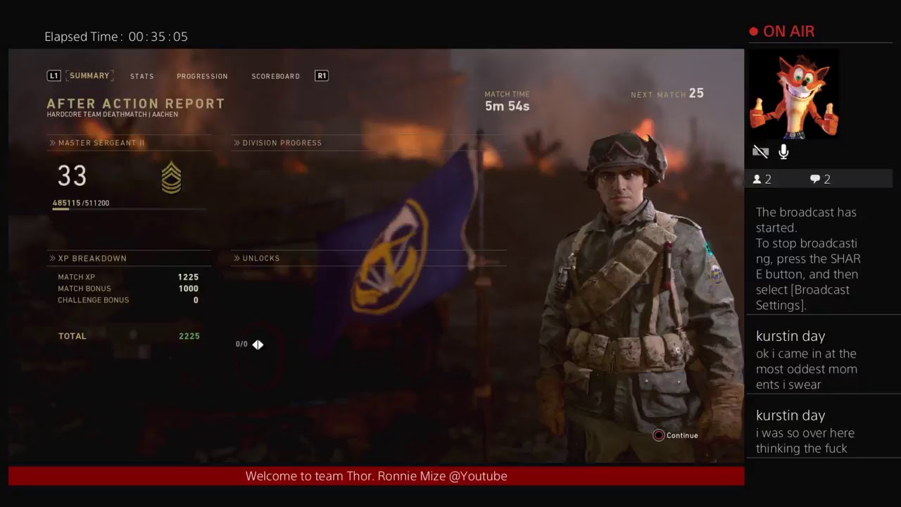 Call of Duty WWII TDM w/ Taxtician part 2/2