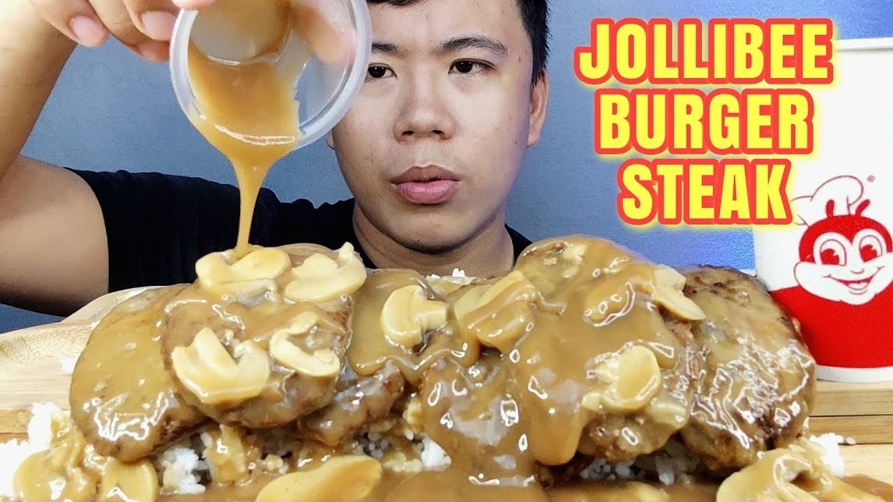 JOLLIBEE BURGER STEAK MUKBANG | Jollibee Mukbang | Jollibee Menu Mukbang | Mukbang | Asmr | Eating