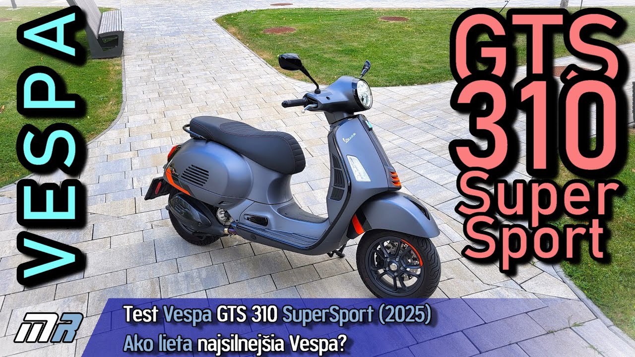 Ako lieta najsilnejšia Vespa? Test Vespa GTS 310 SuperSport (2025) - motoride.sk