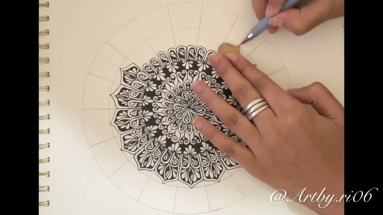 Mandala Drawing | Step-by-Step Calm Art
