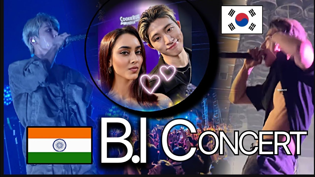Kpop idol B.I - First Ever India concert🇮🇳🇰🇷| kpop live | India's Concert @viralmax4321