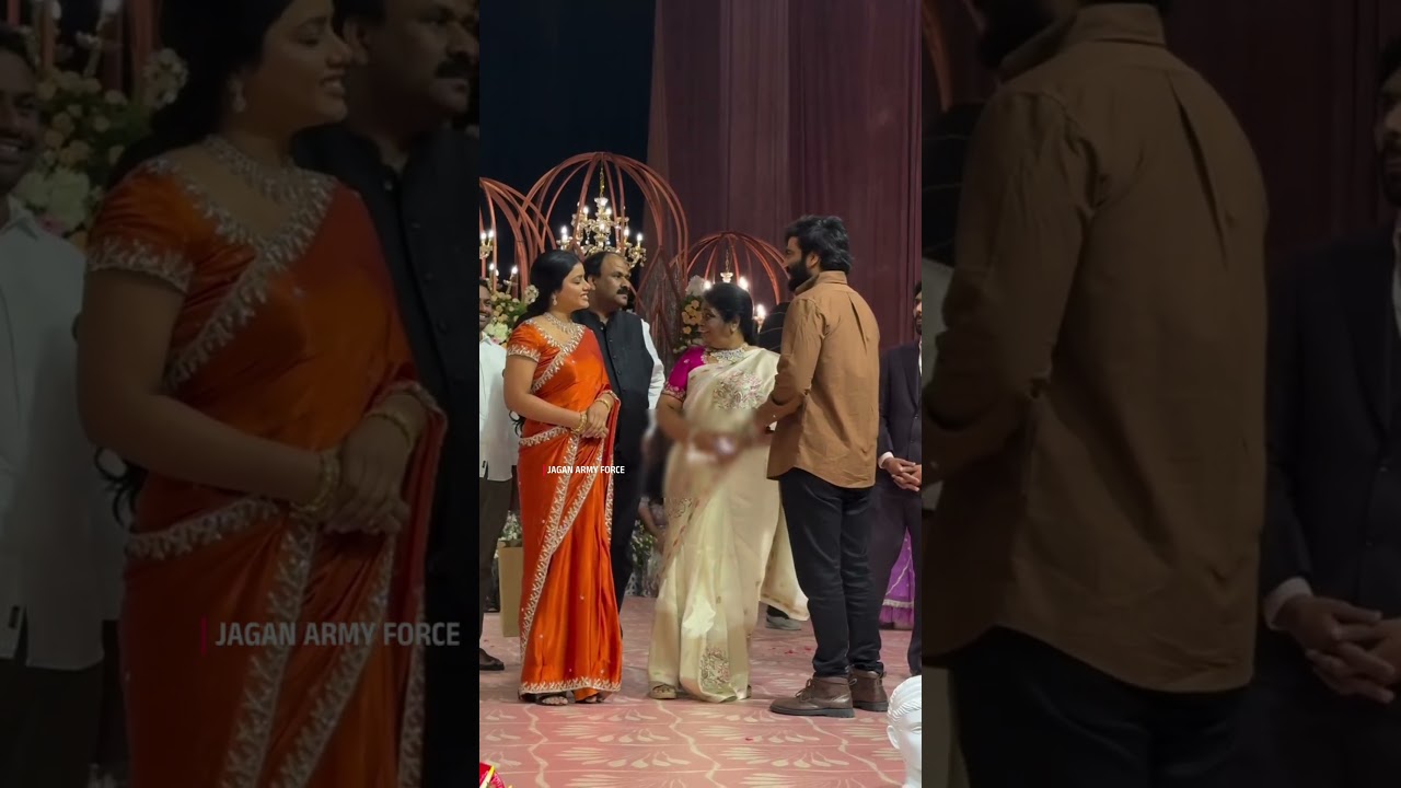 cheerful moment from the private wedding event &mdash; Sumaya Reddy and Byreddy Siddarth Reddy