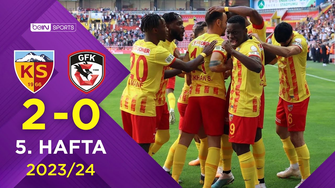 Mondihome Kayserispor (2-0) Gaziantep FK | 5. Hafta - Trendyol Süper Lig 2023/2024