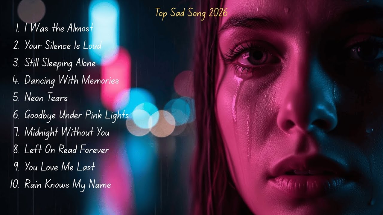 Top Sad Song 2026 | Neon Tears #brokenheart #sad
