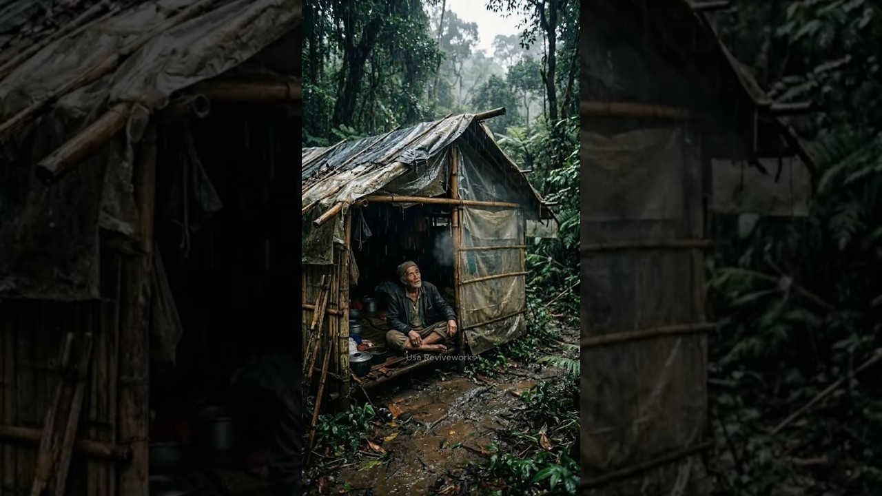 From Mud Shack To Forest Villa: A Heartwarming Surprise! #transformation #satisfying #usa