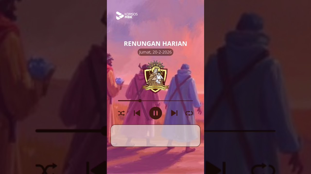 Renhar P.Gunawan O.Carm Mat.9:14-15 (Puasa yg dikehendakiNya,mengubah hati & perbaharui hidup kita)