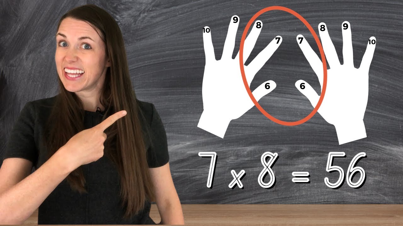 Times Table Trick - Multiplication with your Fingers!